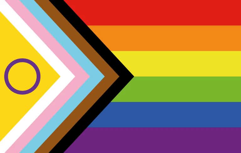 LGBTQIA+ pride flag